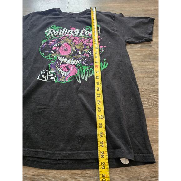 Rolling Loud Miami 2022 Graphic T-Shirt x Vans Black Tee Size M Music Fest Y2K - Picture 7 of 8